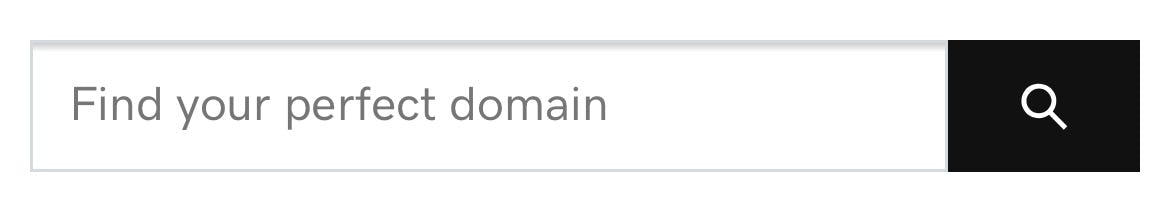 Search for your domain name